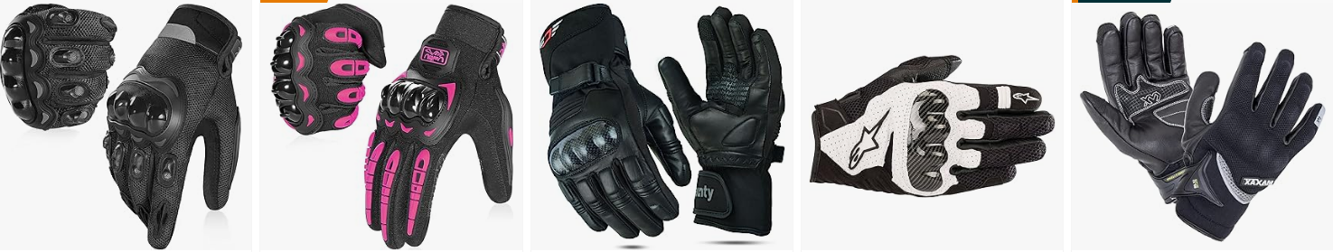 textile motorcycle gloves